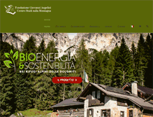 Tablet Screenshot of angelini-fondazione.it